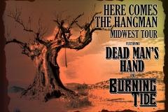 Here Comes the Hangman Tour Flyer